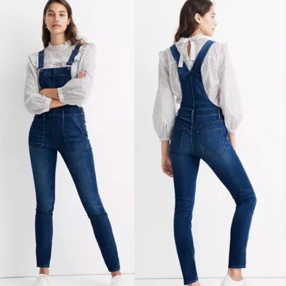 Madewell Groveland Skinny Denim Overalls - L
